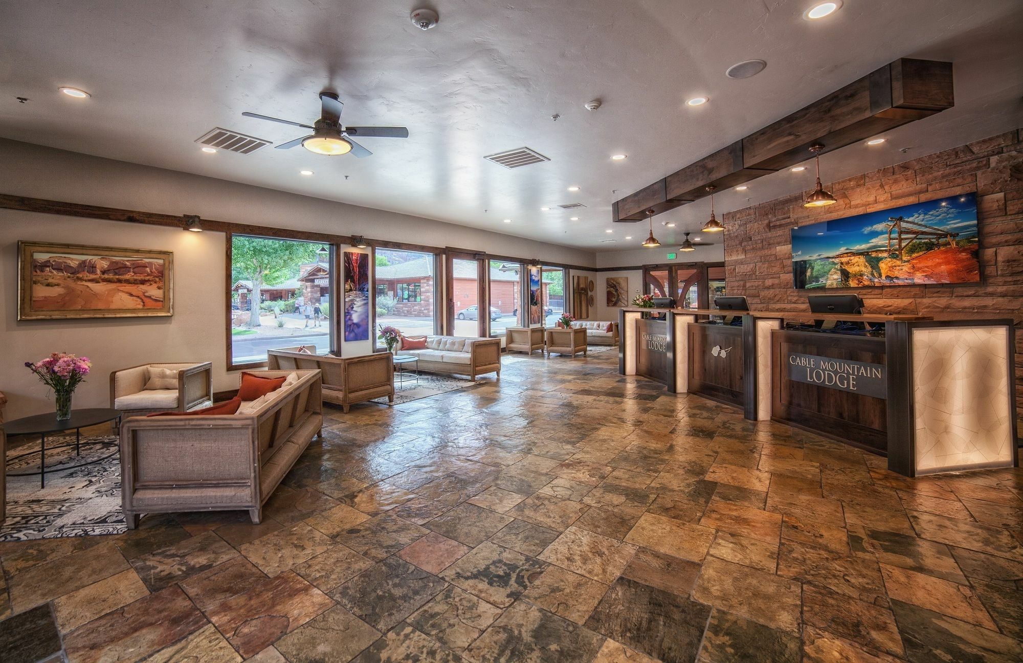 Cable Mountain Lodge Springdale Exterior foto